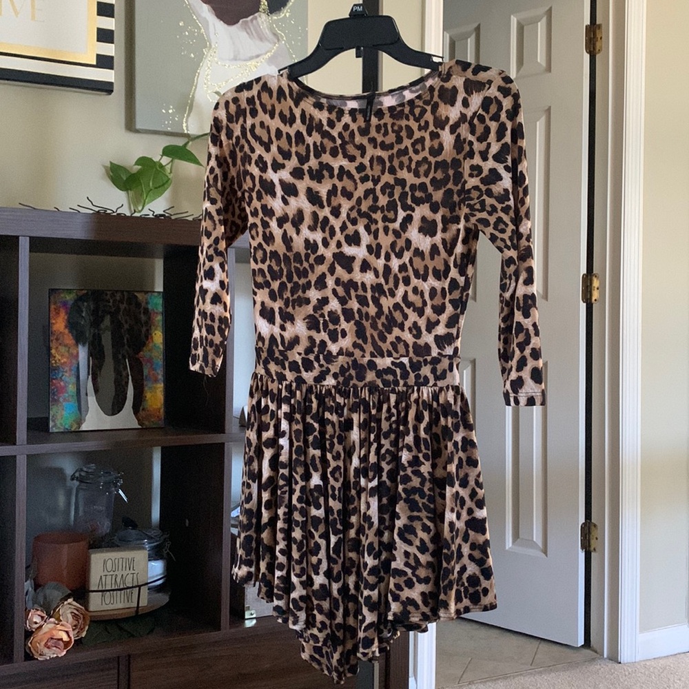 Animal print shirt/ dress